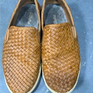 Olukai Men’s Leather Slip-Ons